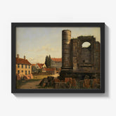 View of Marmorpladsen withe Ruins of the Uncompleted Frederik's Church in Copenhagen by Thorald Læssøe - thumbnail_1_bf_67674d62b7c995d9501641b1